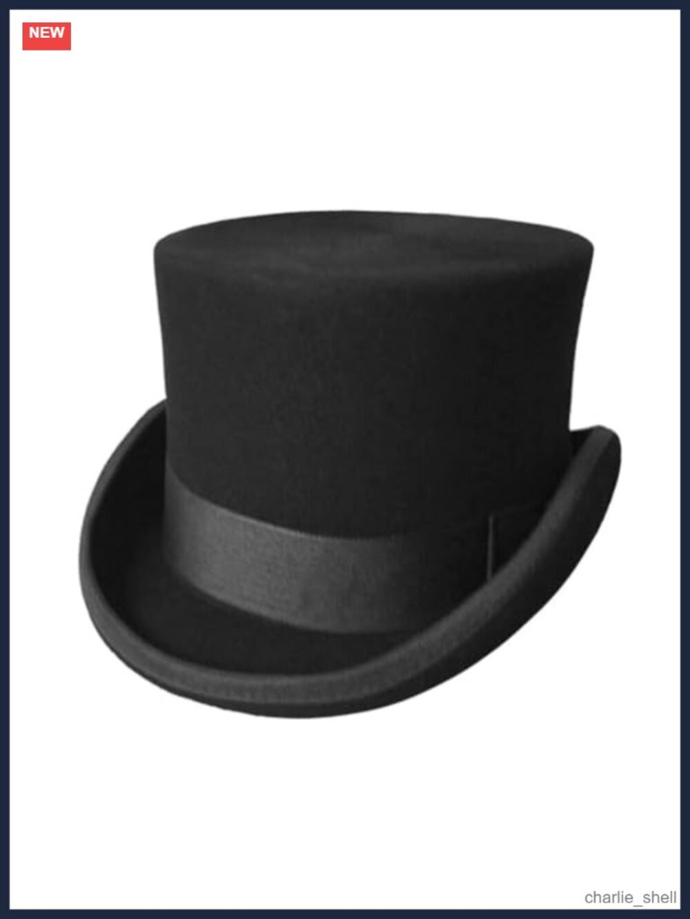 100% Wool Top Hat Satin Lined Dress Hat Derby Formal Cosplay Victorian